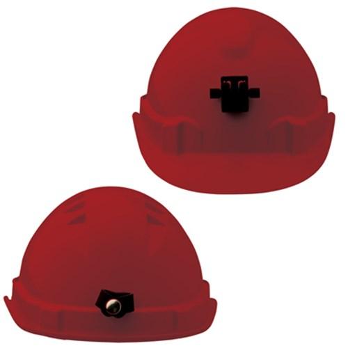 Pro Choice Hard Hat (V6) - Vented, 6 Point Push-lock Harness C/w Lamp Bracket X 20 - HHV6LB PPE Pro Choice RED  